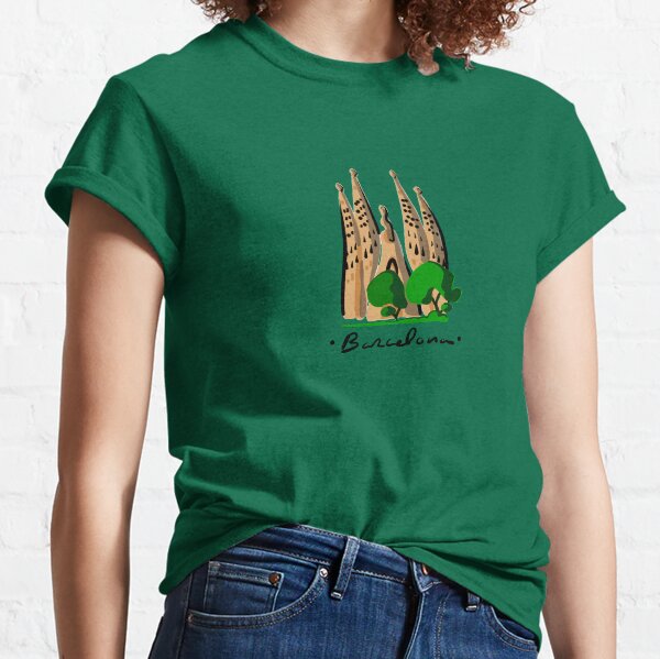Logotipo de Barcelona Gaudi | Sagrada Familia Camiseta clásica