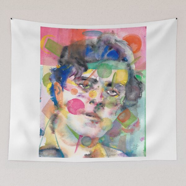 Item preview, AMEDEO MODIGLIANI - watercolor portrait .2 designed and sold by lautir.