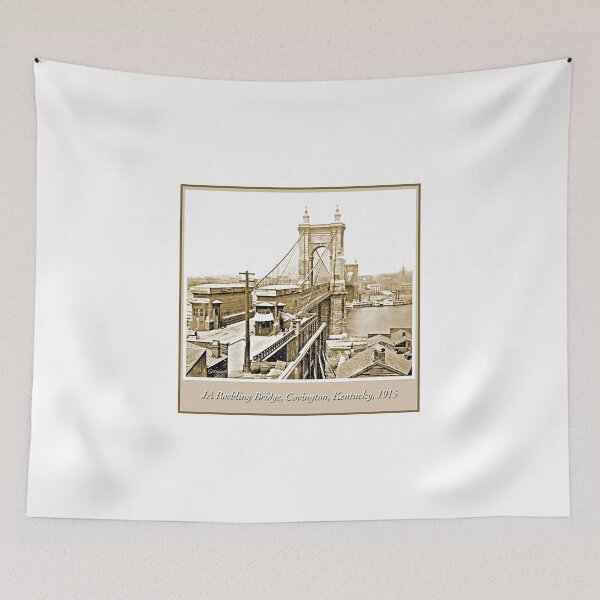 Item preview, J.A. Roebling Suspension Bridge, Kentucky designed and sold by AMacGPhilly.