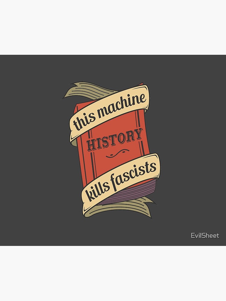 Thumbnail 5 of 5, Mouse Pad, This machine kills fascists designed and sold by EvilSheet.