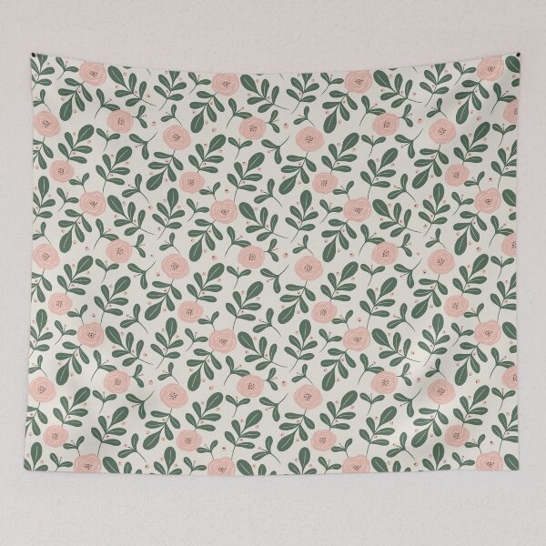 Item preview, Winter Foliage - Cream designed and sold by zhSurfaceDesign.