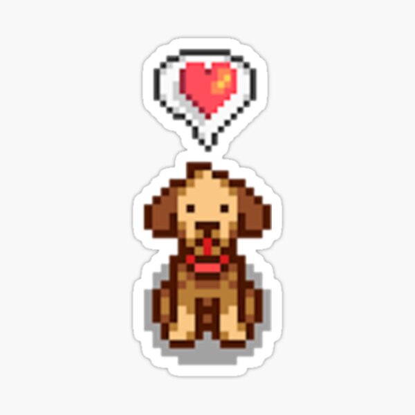 Aperçu de l'œuvre Chien heureux 3 de Stardew Valley créée et vendue par BarryNelsonshop.