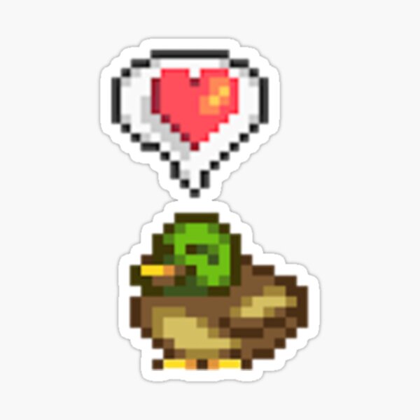 Aperçu de l'œuvre Canard heureux de Stardew Valley créée et vendue par BarryNelsonshop.