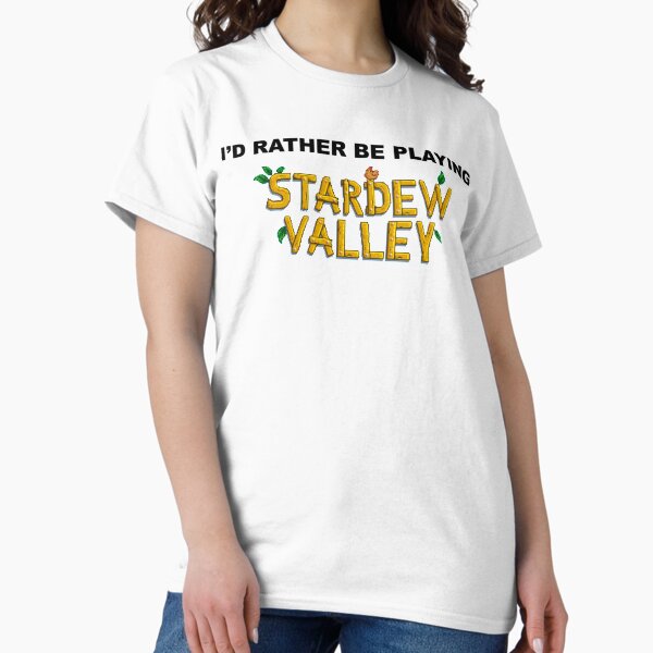 Aperçu de l'œuvre Je préfère jouer à Stardew Valley créée et vendue par BarryNelsonshop.