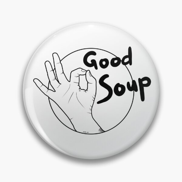Item preview, Good soup black text  designed and sold by HidingLines.