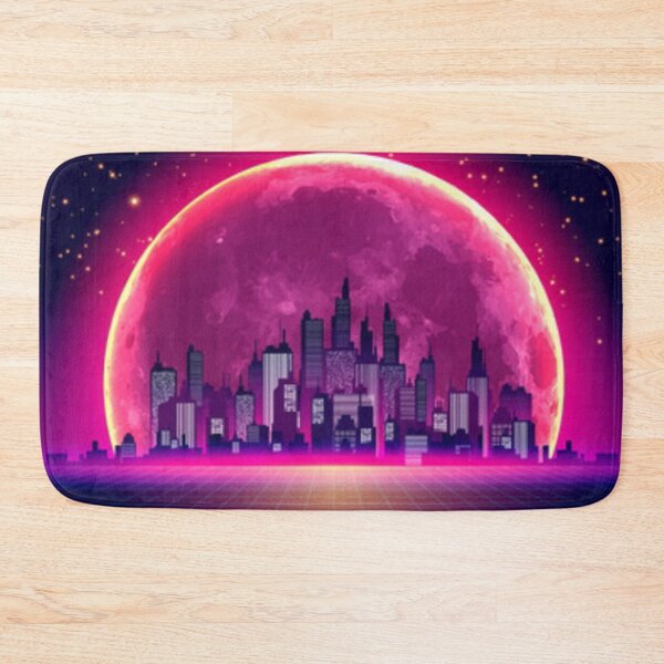 Item preview, Retro City Skyline in 80s Style designed and sold by Dbanksdesign.