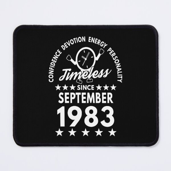 Item preview, September Birthday Timeless Person -1983 - White Text designed and sold by MoonsmileProd.