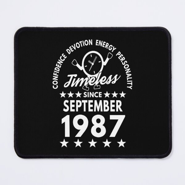 Item preview, September Birthday Timeless Person -1987 - White Text designed and sold by MoonsmileProd.