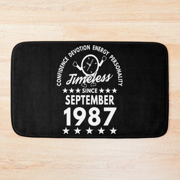 Item preview, September Birthday Timeless Person -1987 - White Text designed and sold by MoonsmileProd.