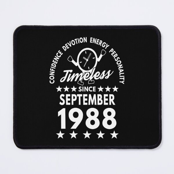 Item preview, September Birthday Timeless Person -1988 - White Text designed and sold by MoonsmileProd.