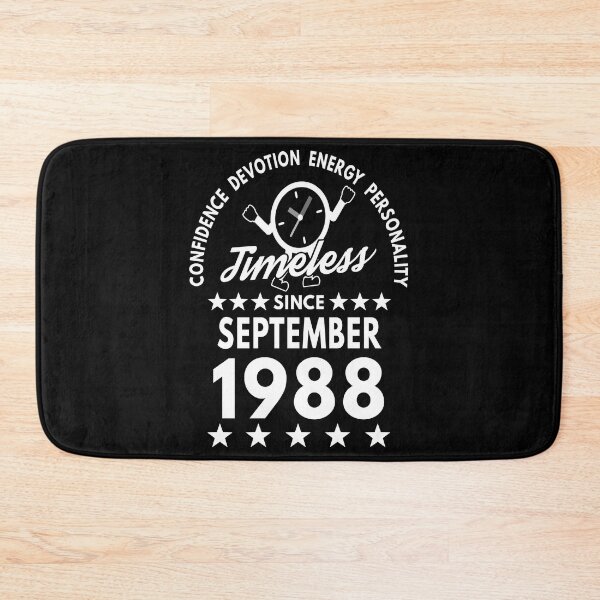 Item preview, September Birthday Timeless Person -1988 - White Text designed and sold by MoonsmileProd.