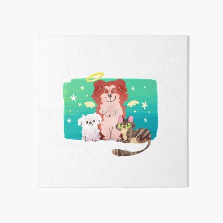 Three Softs Art Board Print