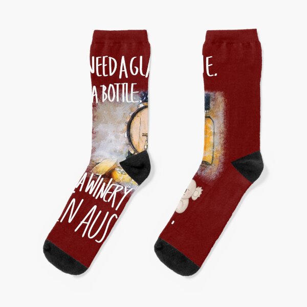 Item preview, I need a glass of wine, or a bottle, or a winery in Australia designed and sold by LiLohaveaplan.