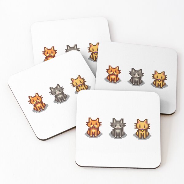 Item preview, Stardew Valley Pets 3 Cats   designed and sold by BarryNelsonshop.