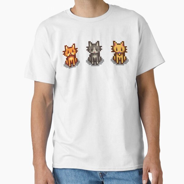 Aperçu de l'œuvre Animaux de compagnie de Stardew Valley 3 chats créée et vendue par BarryNelsonshop.