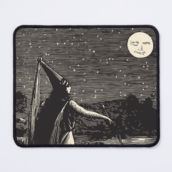 Item preview, Vintage Female Magician Moongazing Illustration, 1800s French Art designed and sold by PlentyEntities.