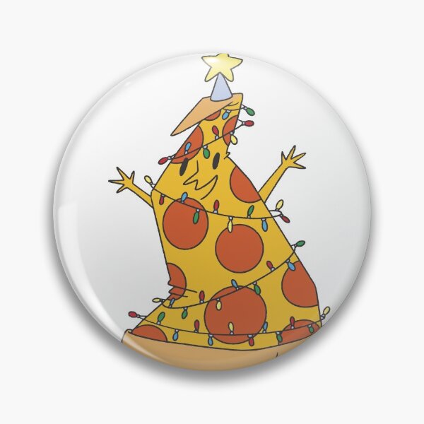 Item preview, Funny Pepperoni Pizza Christmas Tree designed and sold by PinkDonutTees.