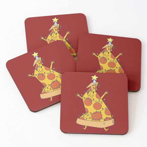 Item preview, Funny Pepperoni Pizza Christmas Tree designed and sold by PinkDonutTees.