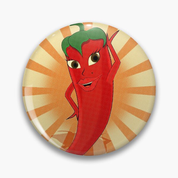 Item preview, Newsprint Halftones Red Pepper Diva designed and sold by Almdrs.