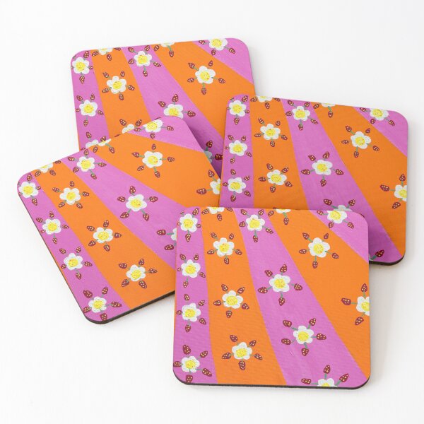 Item preview, Strawberry farm at sunset designed and sold by waterlily-joy.