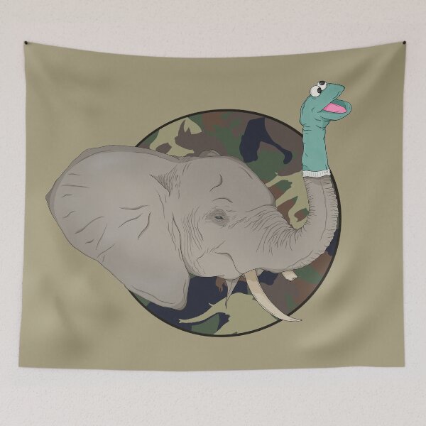 Item preview, African Elephant Entertainer designed and sold by DottirMcQueen.