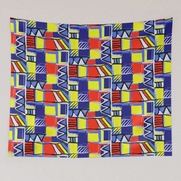 Item preview, Colored block house designed and sold by Rene-Martin.