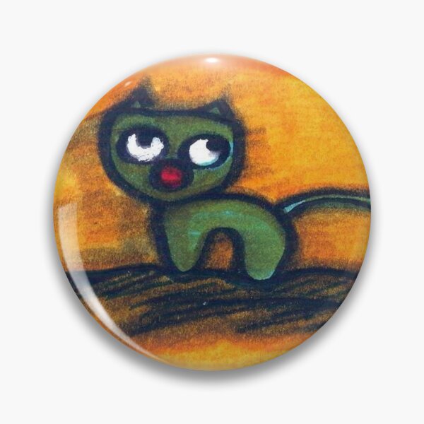 Item preview, Harvey the Halloween Green Cat  designed and sold by JariHawk.