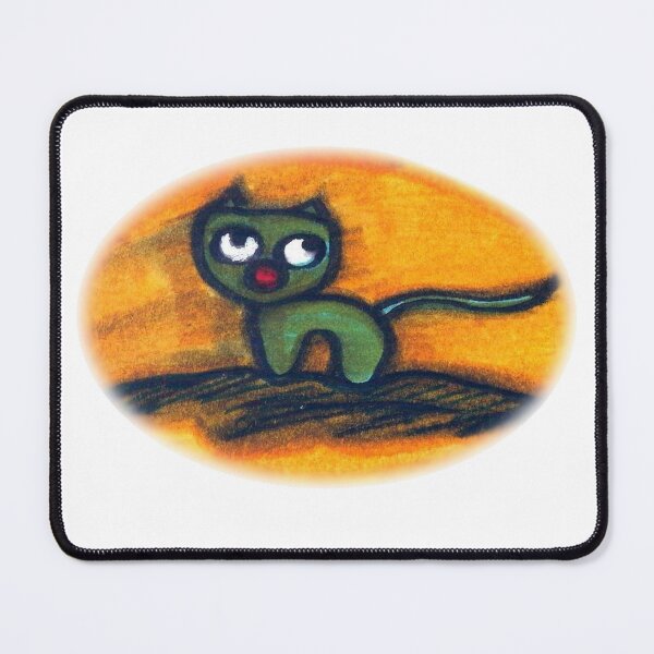 Item preview, Harvey the Halloween Green Cat  designed and sold by JariHawk.