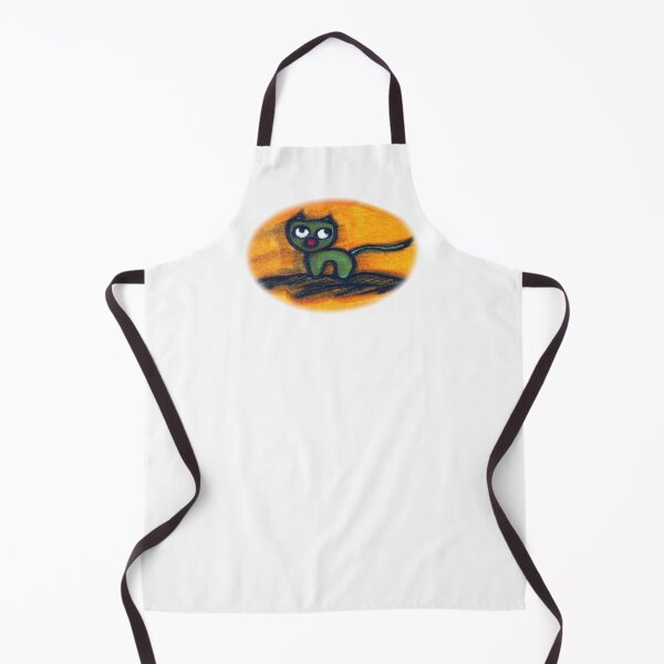 Item preview, Harvey the Halloween Green Cat designed and sold by JariHawk.
