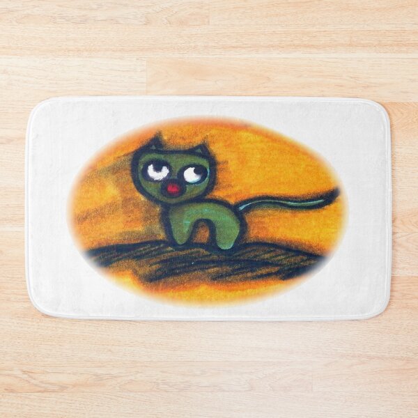 Item preview, Harvey the Halloween Green Cat  designed and sold by JariHawk.