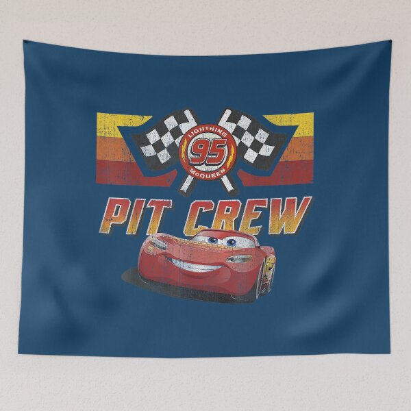 Item preview,  Cars McQueen Pit Crew Red Distressed  designed and sold by madelenema4u.