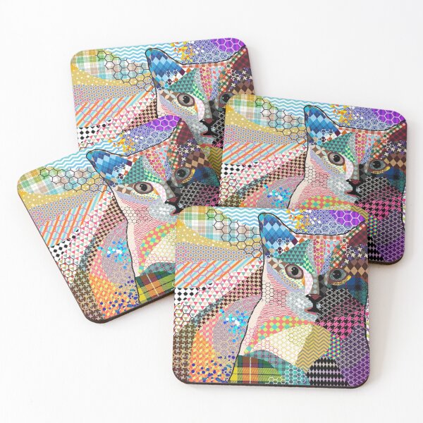 Item preview, Multicolor Cat 676 Patterns designed and sold by artbylucie.