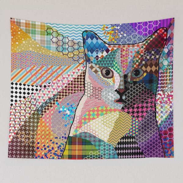 Item preview, Multicolor Cat 676 Patterns designed and sold by artbylucie.