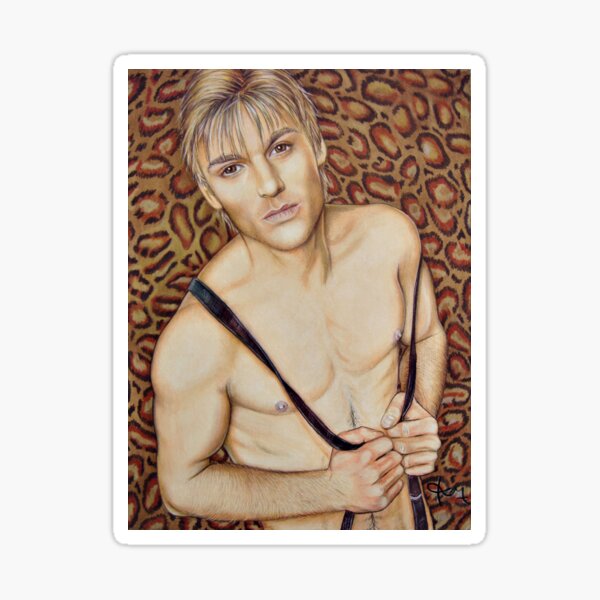 Aaron Carter Color Pencil @ www.KeithMcDowellArtist.com Sticker