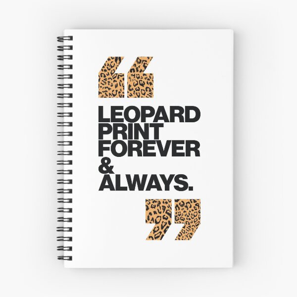 Item preview, Haute Leopard  Leopard Print Forever & Always Glam Quote designed and sold by HauteLeopard.