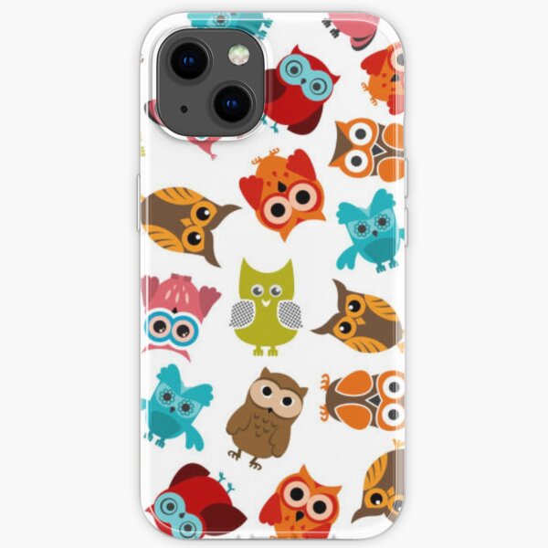 Owl Kitty pattern iphone cases iPhone Soft Case