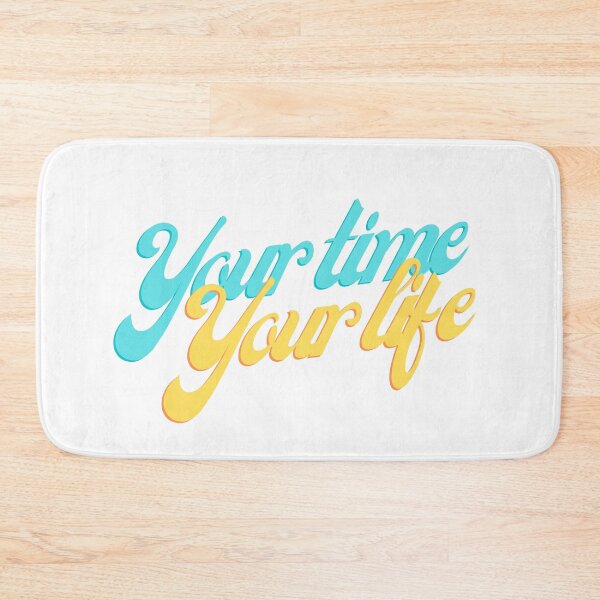 Item preview, Your time Your life in Blue & Yellow designed and sold by LoloTrends.