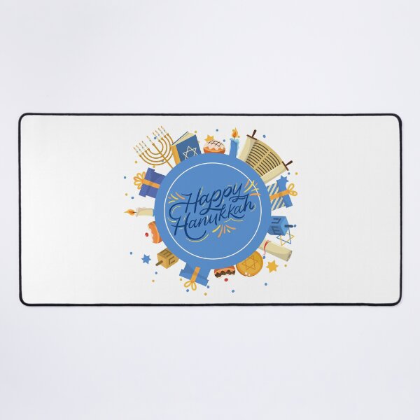 Item preview, Happy Hanukkah-White Background designed and sold by Trendi61.