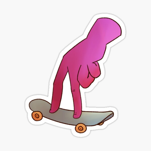 Magenta Skateboards Stickers for Sale | Redbubble