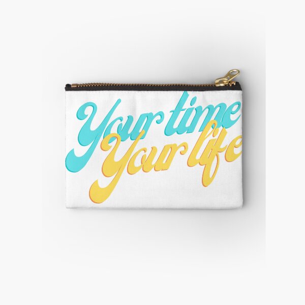 Item preview, Your time Your life in Blue & Yellow designed and sold by LoloTrends.