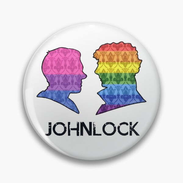 Item preview, Johnlock Sillouettes - Pride colors designed and sold by CumberCurlyGirl.