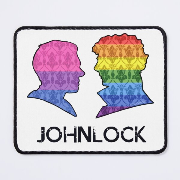 Item preview, Johnlock Sillouettes - Pride colors designed and sold by CumberCurlyGirl.