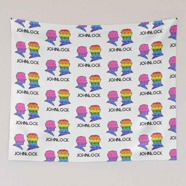 Item preview, Johnlock Sillouettes - Pride colors designed and sold by CumberCurlyGirl.