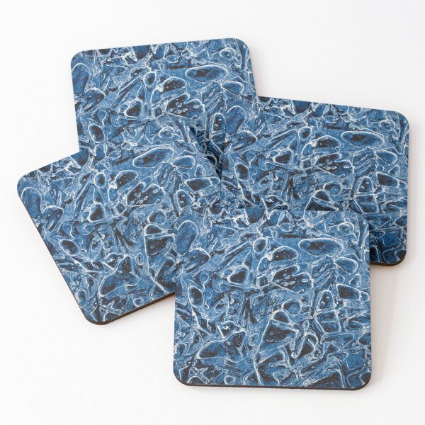 Item preview, Blue Ice All Over Pattern designed and sold by artistoutfitter.