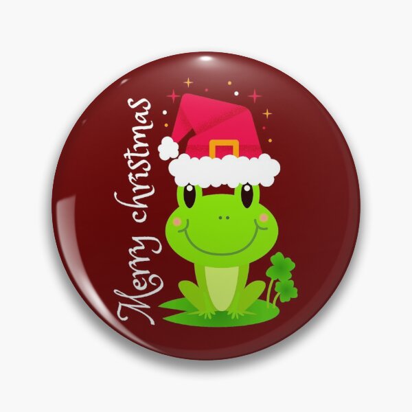 Item preview, Starry Merry Christmas Frog  designed and sold by LukjanovArt.