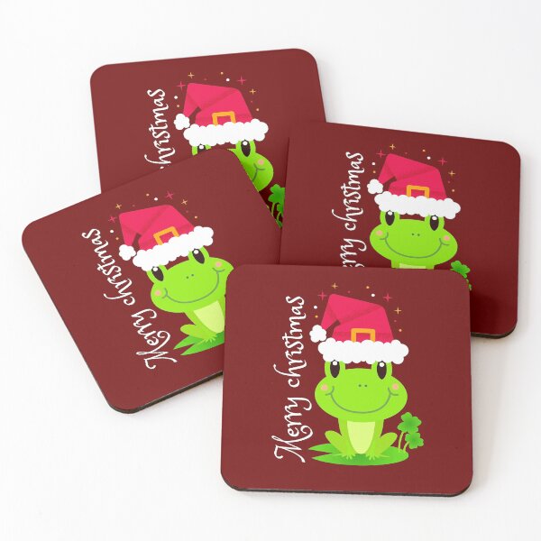 Item preview, Starry Merry Christmas Frog  designed and sold by LukjanovArt.
