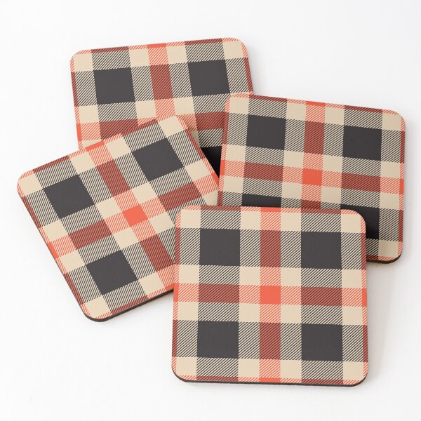 Item preview, Red Black & White straight stripes tartan plaid Design designed and sold by RSDigitalPrintDesign.