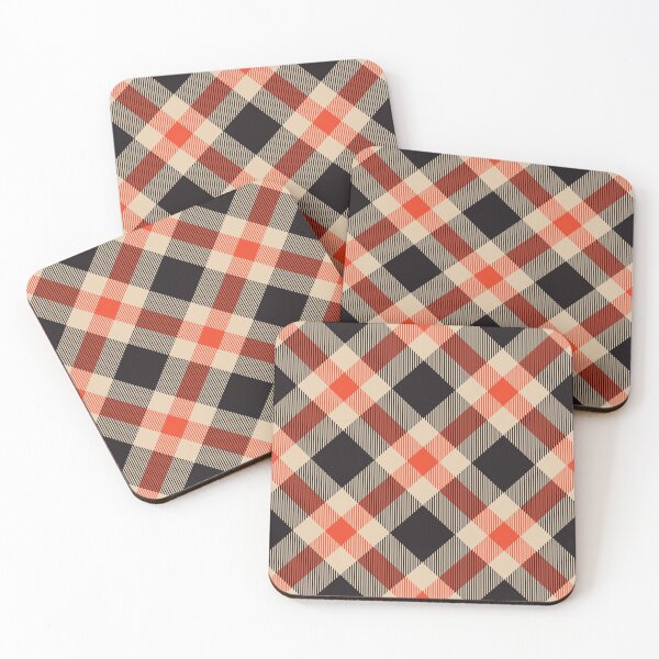 Item preview, Red Black & White straight stripes tartan plaid design designed and sold by RSDigitalPrintDesign.