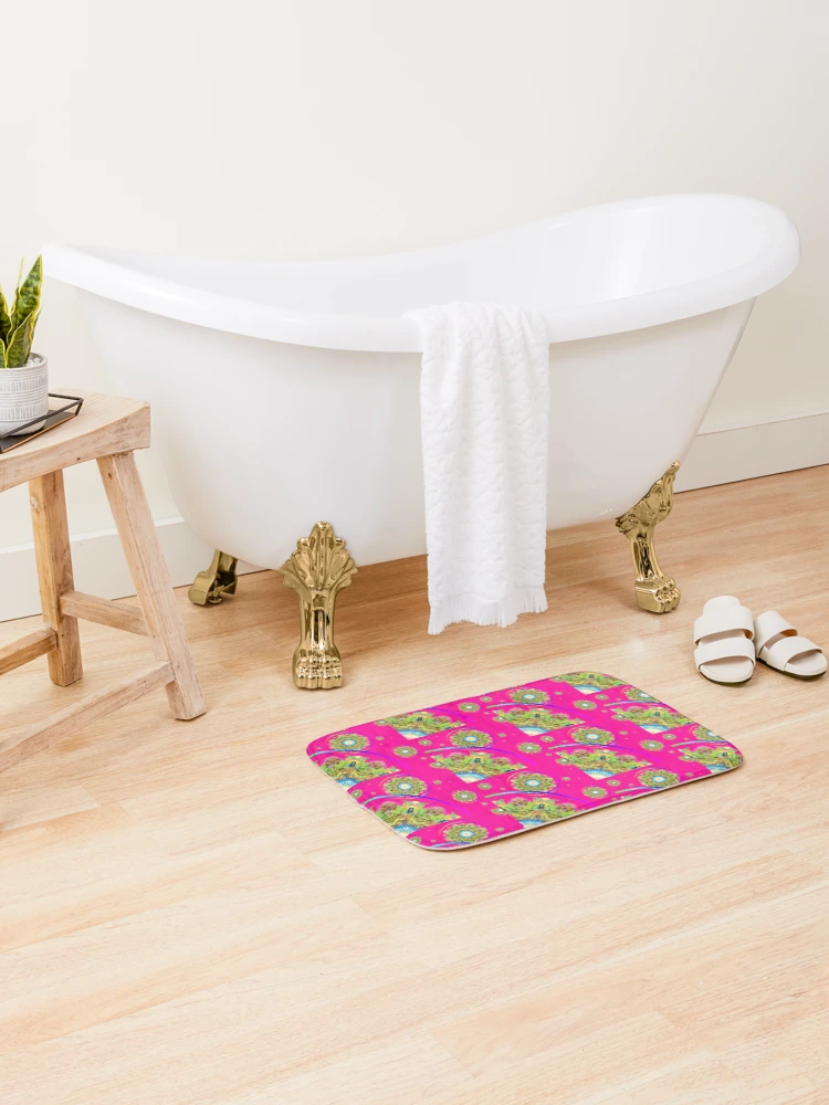 Thumbnail 2 of 6, Bath Mat, astral designed and sold by InfinitePathArt.