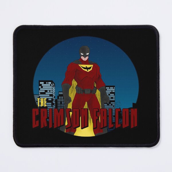 Item preview, The Crimson Falcon Superhero designed and sold by ChrisSymesArt.